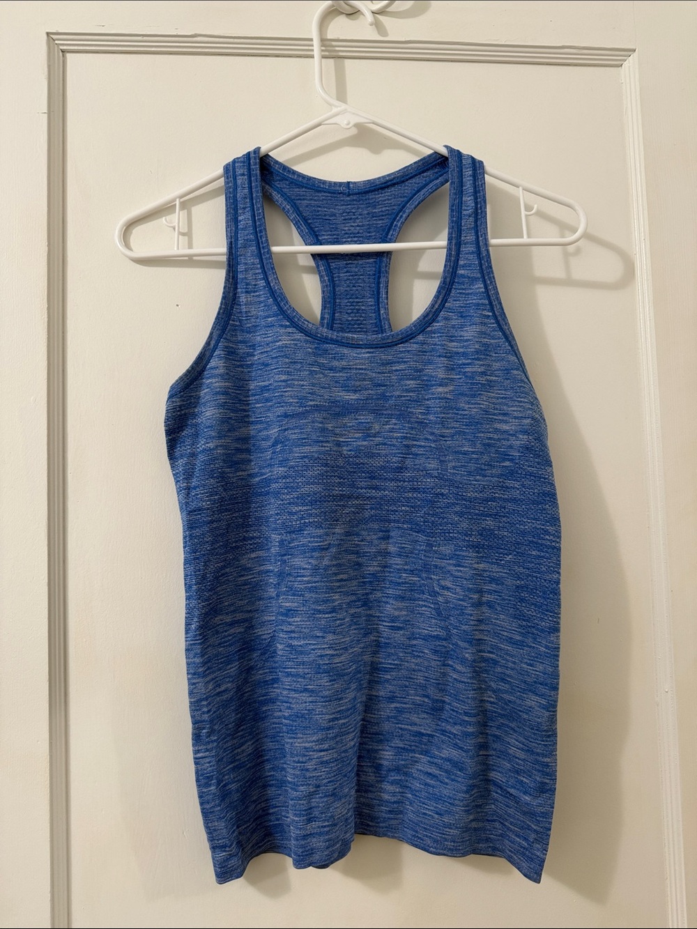 lululemon athletica Blue Heather Racerback Tank Top